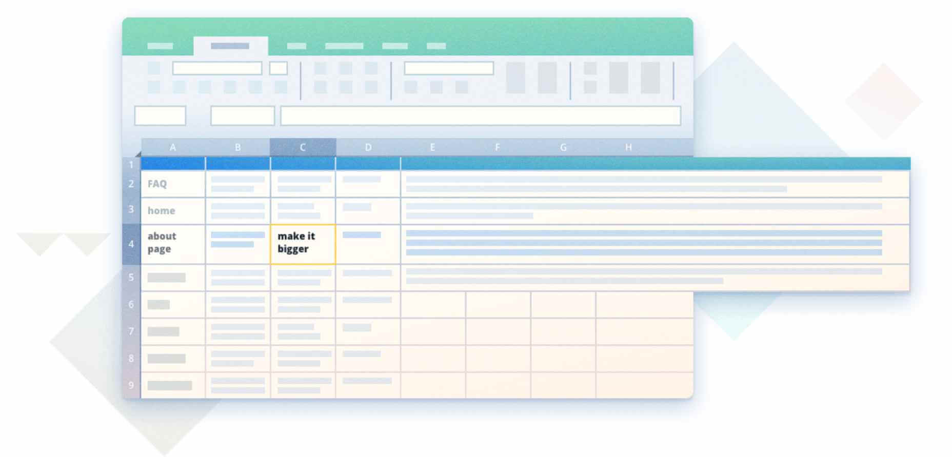 spreadsheet