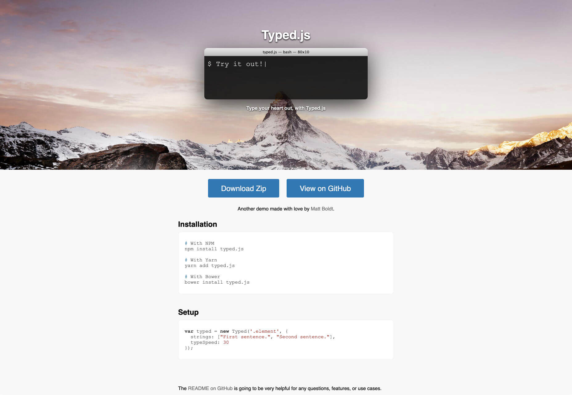 typed