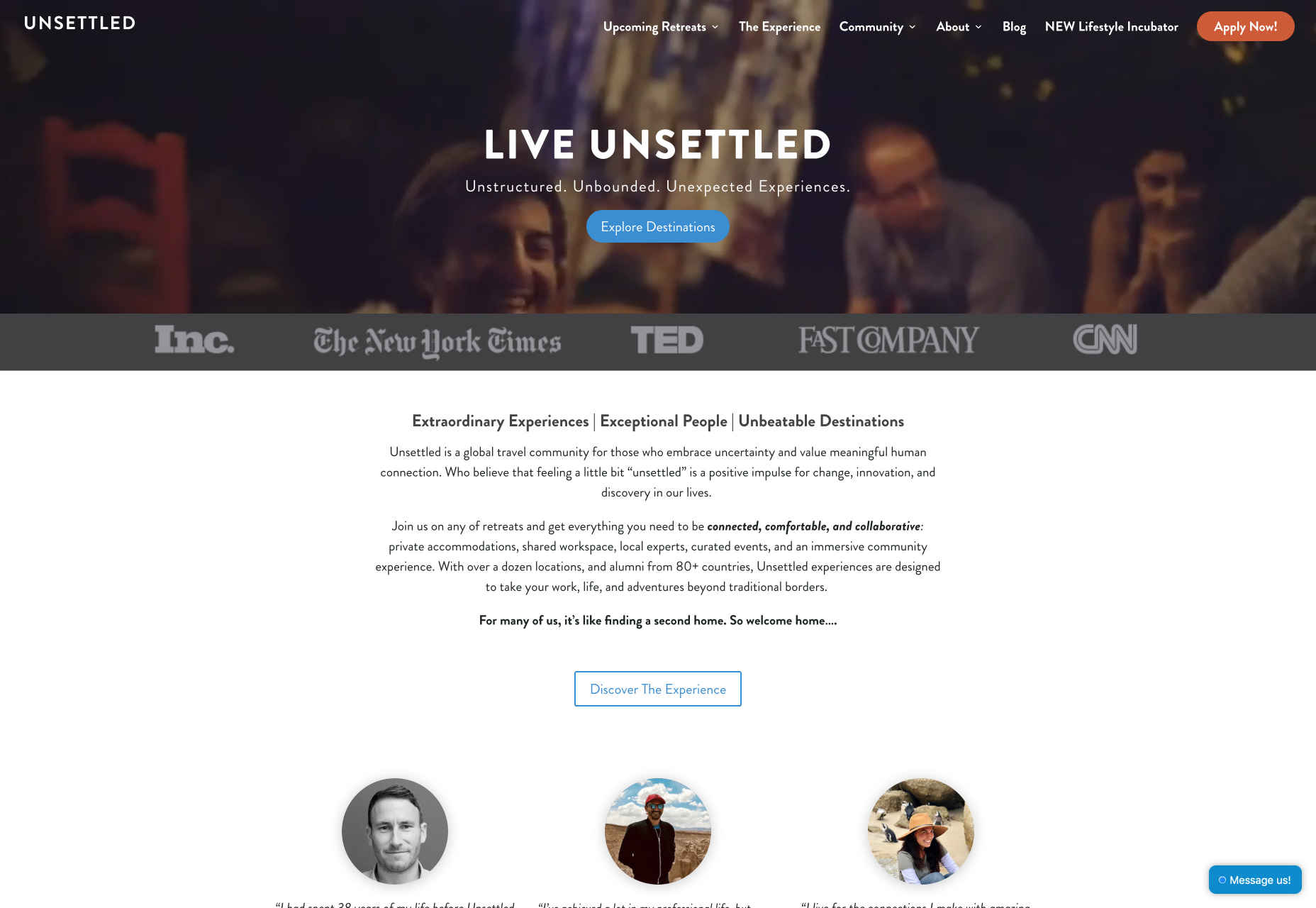 unsettled