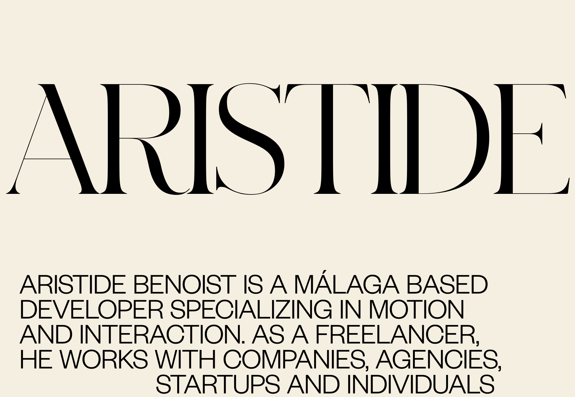 aristidebenoist