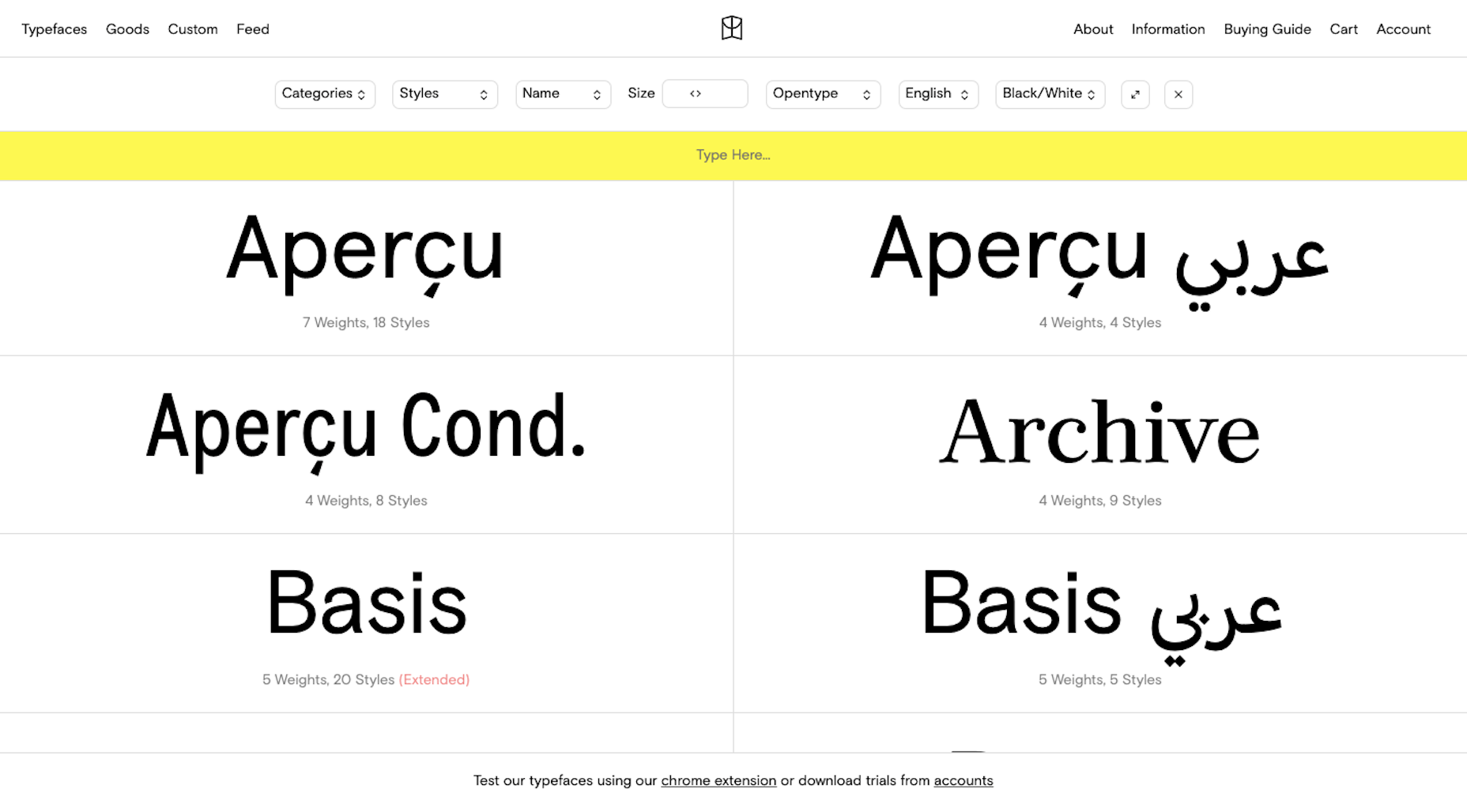 Colophon -- one of the best type foundries