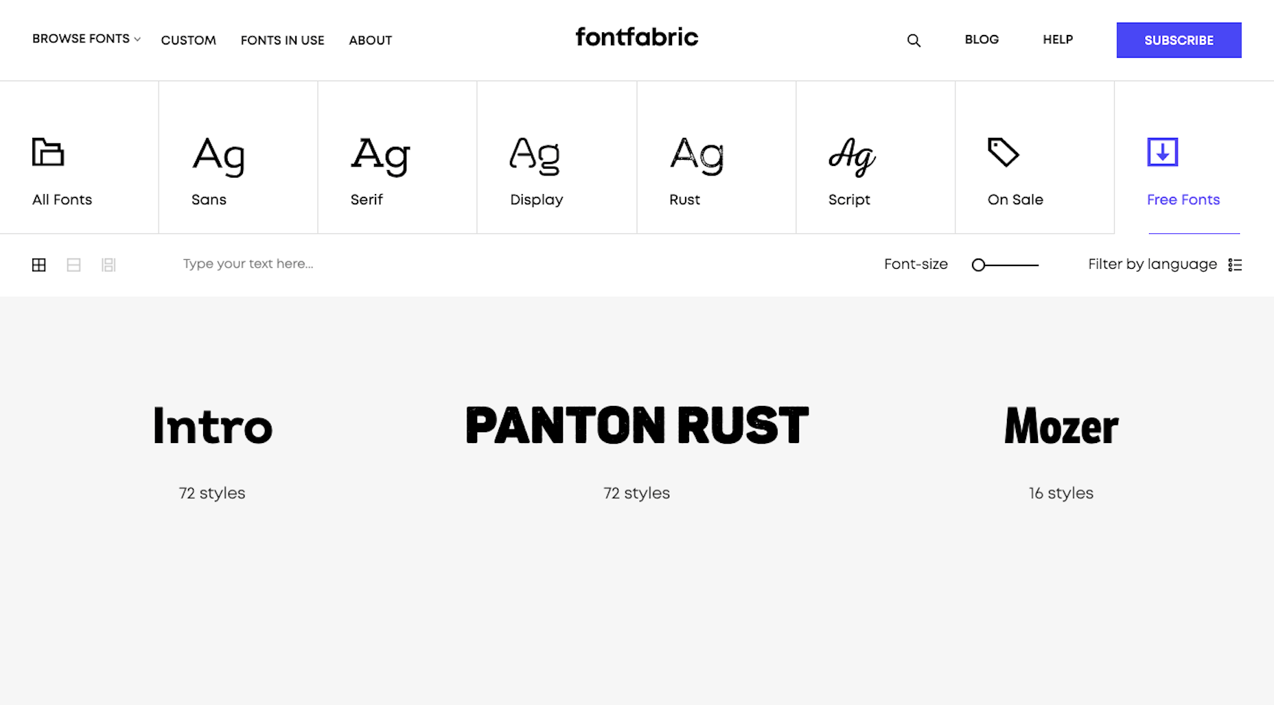 Fontfabric