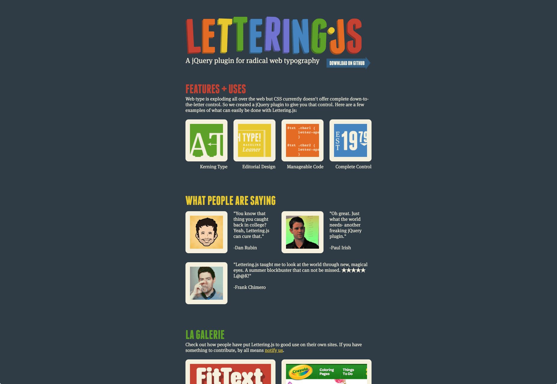 lettering