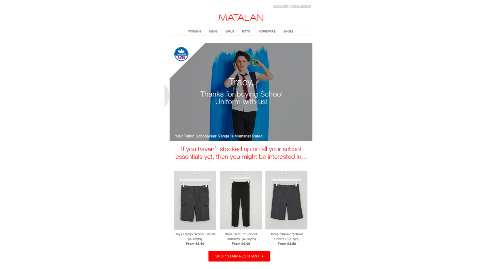 matalan