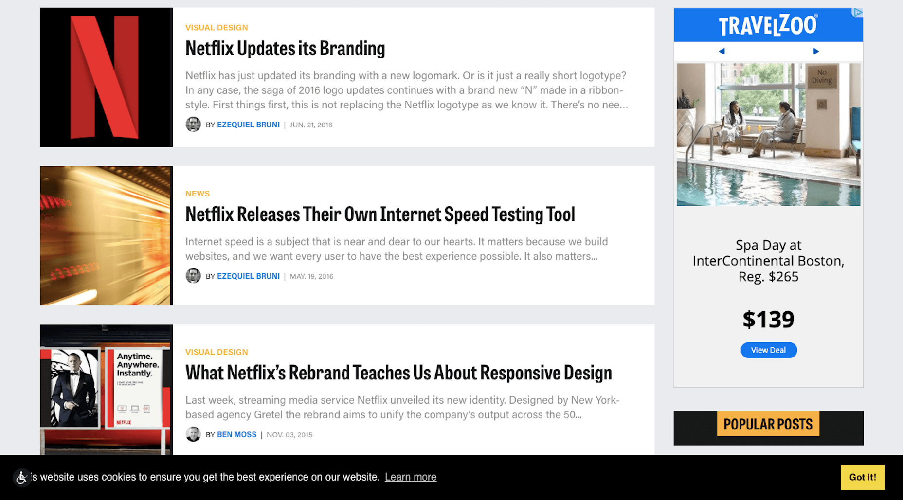 Netflix Posts on WDD