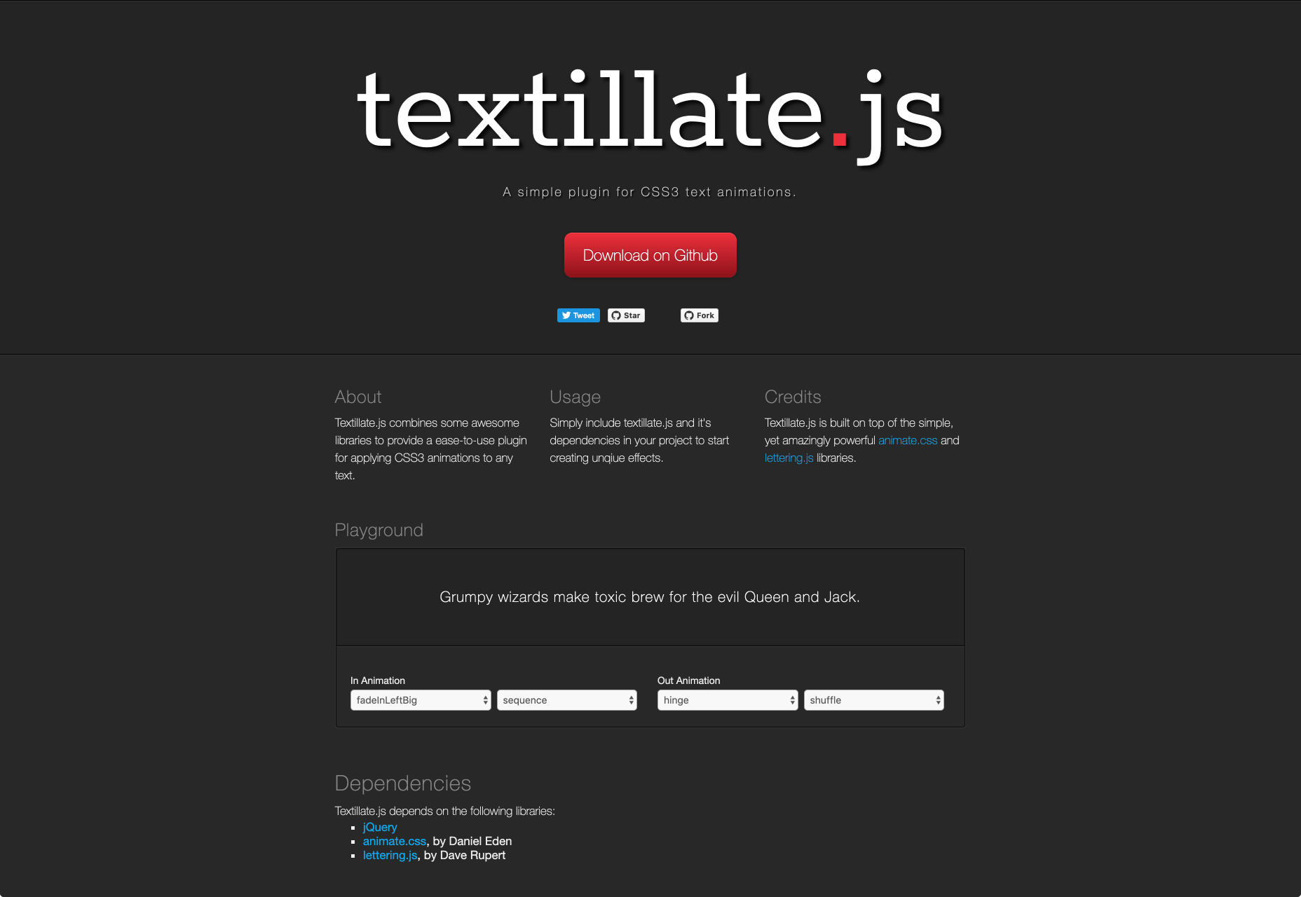 textillate