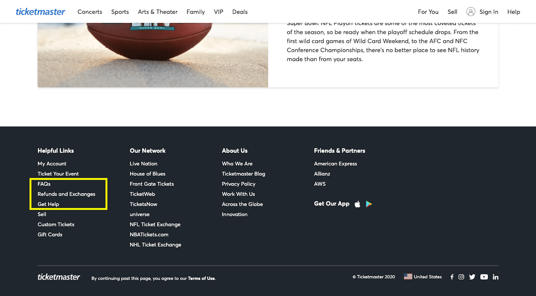 Ticketmaster - Pricing and Refunds Policies