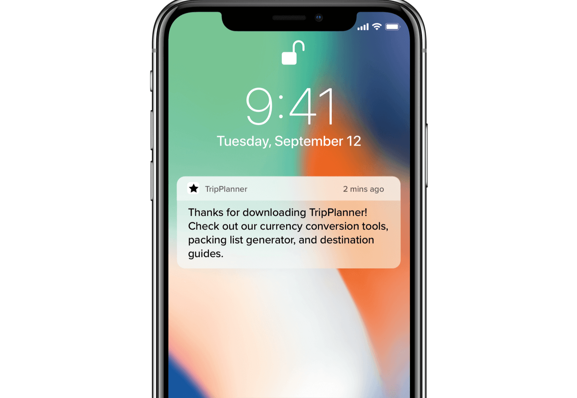 TripPlanner Notification