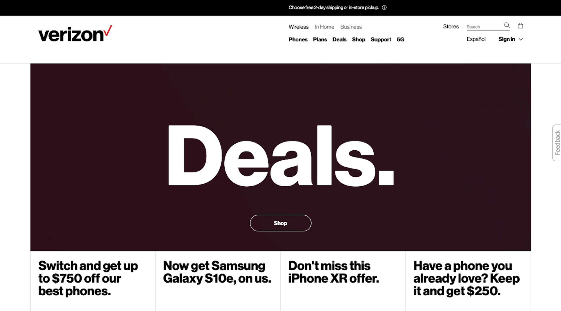 Verizon Wireless 2019