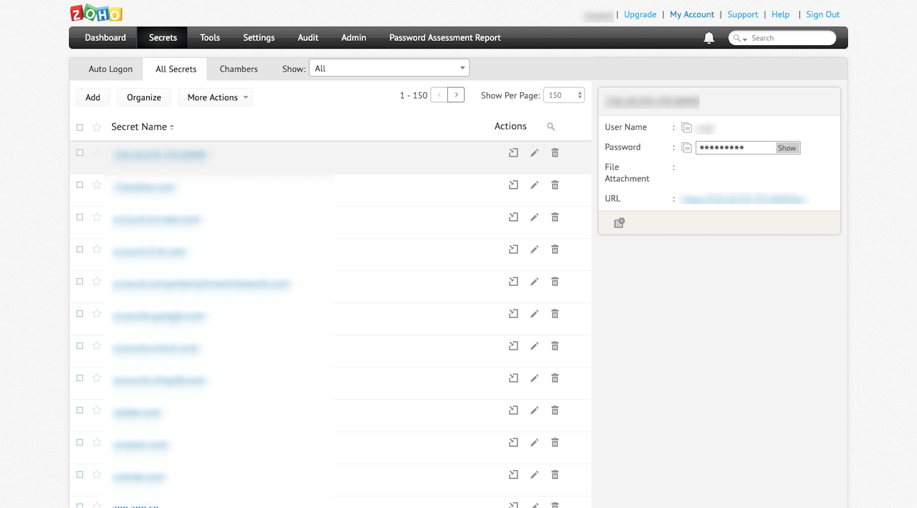 Zoho Vault